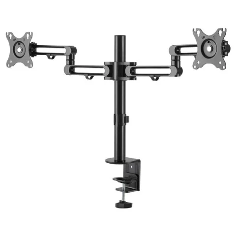 StarTech.com Desk Mount Dual Monitor Arm - Desk Clamp VESA Compatible Monitor Mount for up to 32" (17.6lb/8kg) Displays