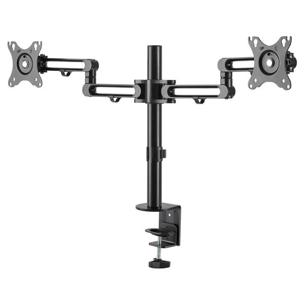 StarTech.com Desk Mount Dual Monitor Arm - Desk Clamp VESA Compatible Monitor Mount for up to 32" (17.6lb/8kg) Displays