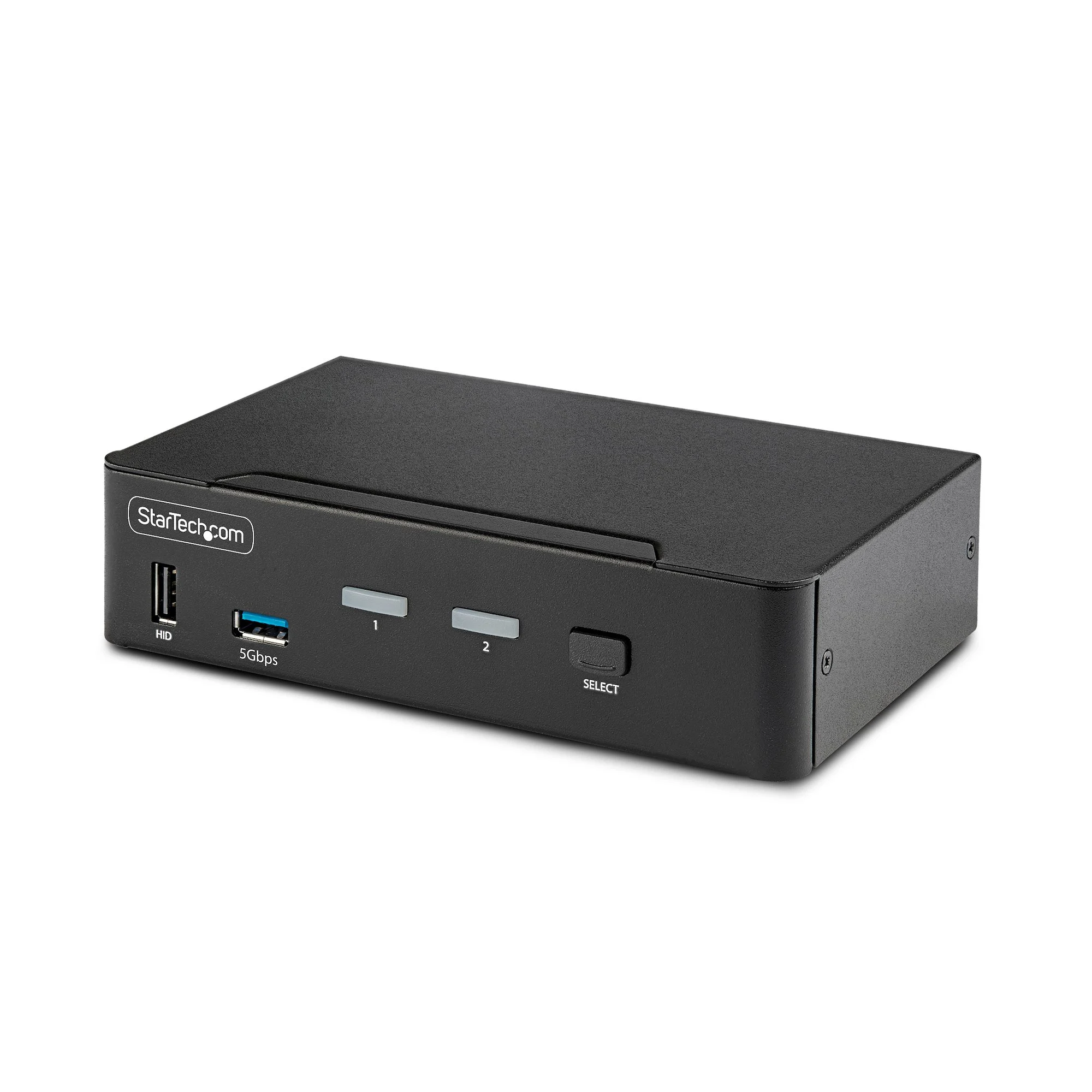 StarTech.com 2-Port DisplayPort KVM Switch, 8K 60Hz / 4K 144Hz, Single Display, DP 1.4, 2x USB 3.0 Ports, 4x USB 2.0 HID