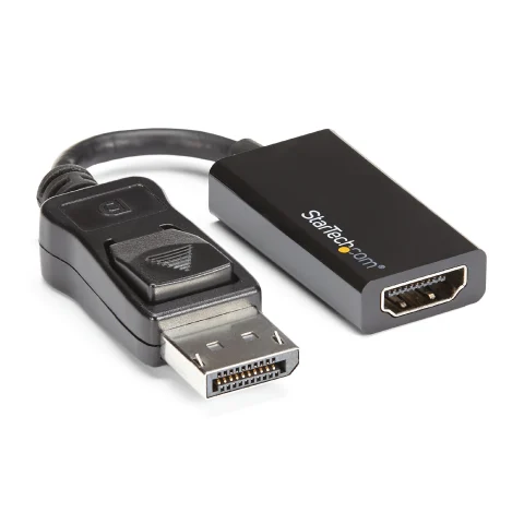 StarTech.com DisplayPort to HDMI Adapter - 4K 60Hz Active DP 1.4 to HDMI 2.0 Video Converter - DP to HDMI Monitor/TV/Dis
