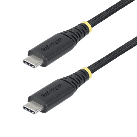 StarTech.com 3ft (1m) USB-C Charging Cable, Durable and Ultra-Flexible, 240W (5A) PD EPR, USB 2.0 Laptop Charger Cable,