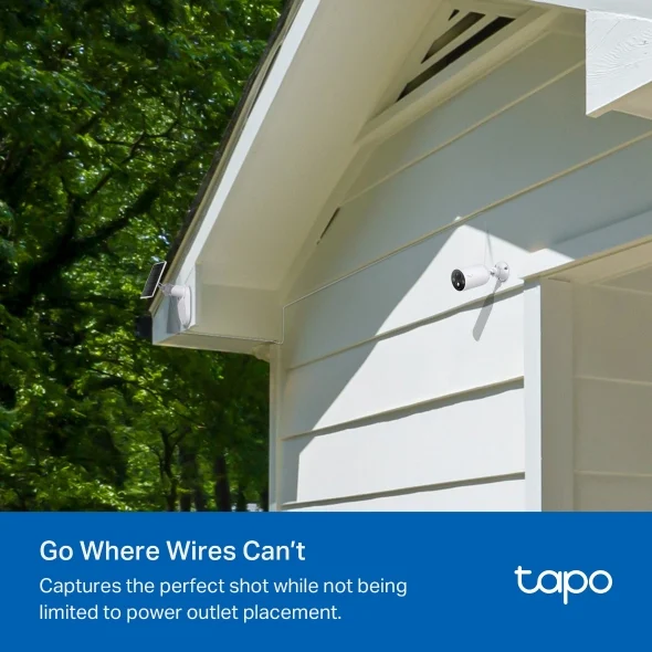 TP-Link Tapo Solar-Powered Security Camera Kit 1 × C425, 1 × A201 - Image 3