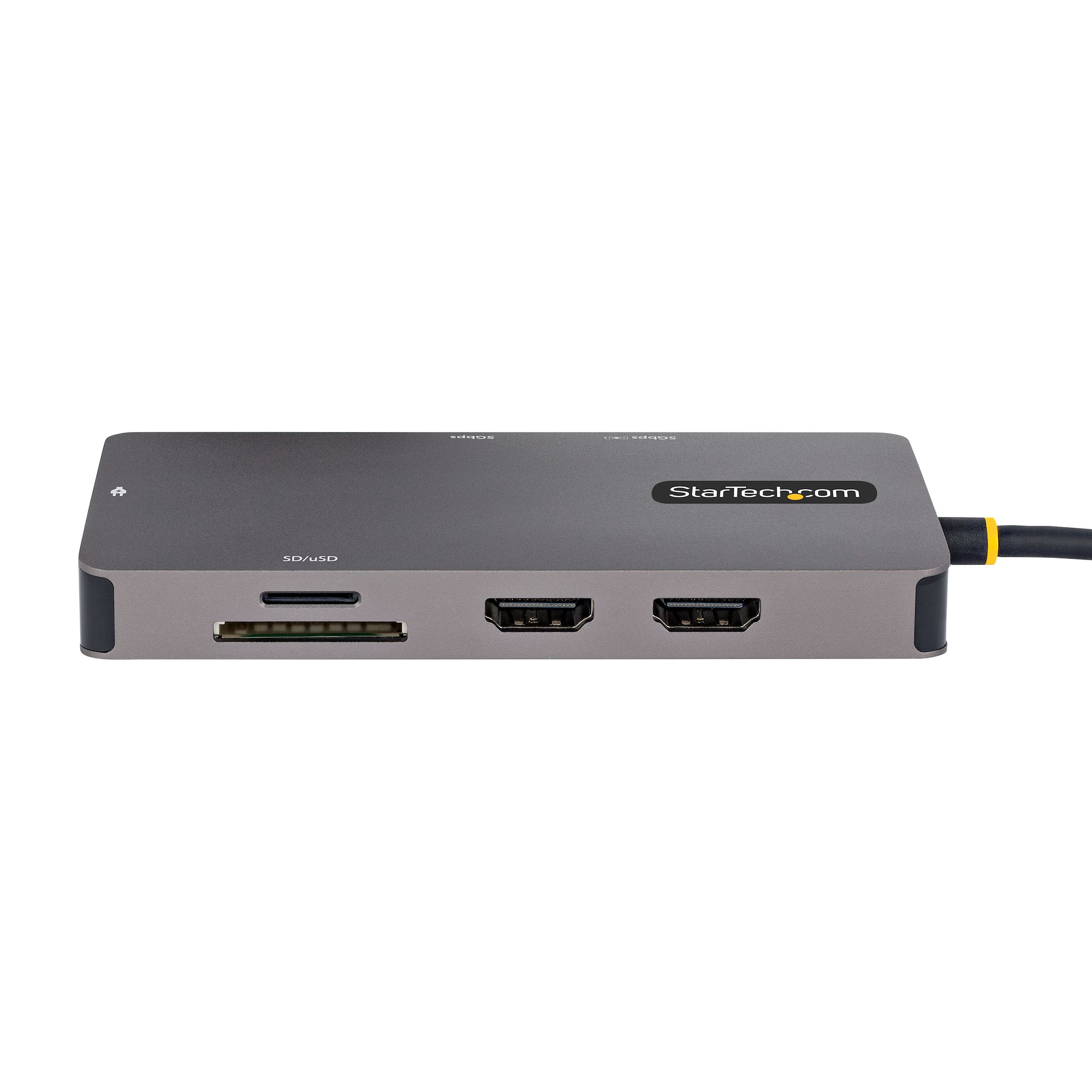 StarTech.com USB C Multiport Adapter, Dual HDMI Video, 4K 60Hz, 2Pt 5Gbps USB-A Hub, 100W Power Delivery Pass-Through/Gb - Image 3