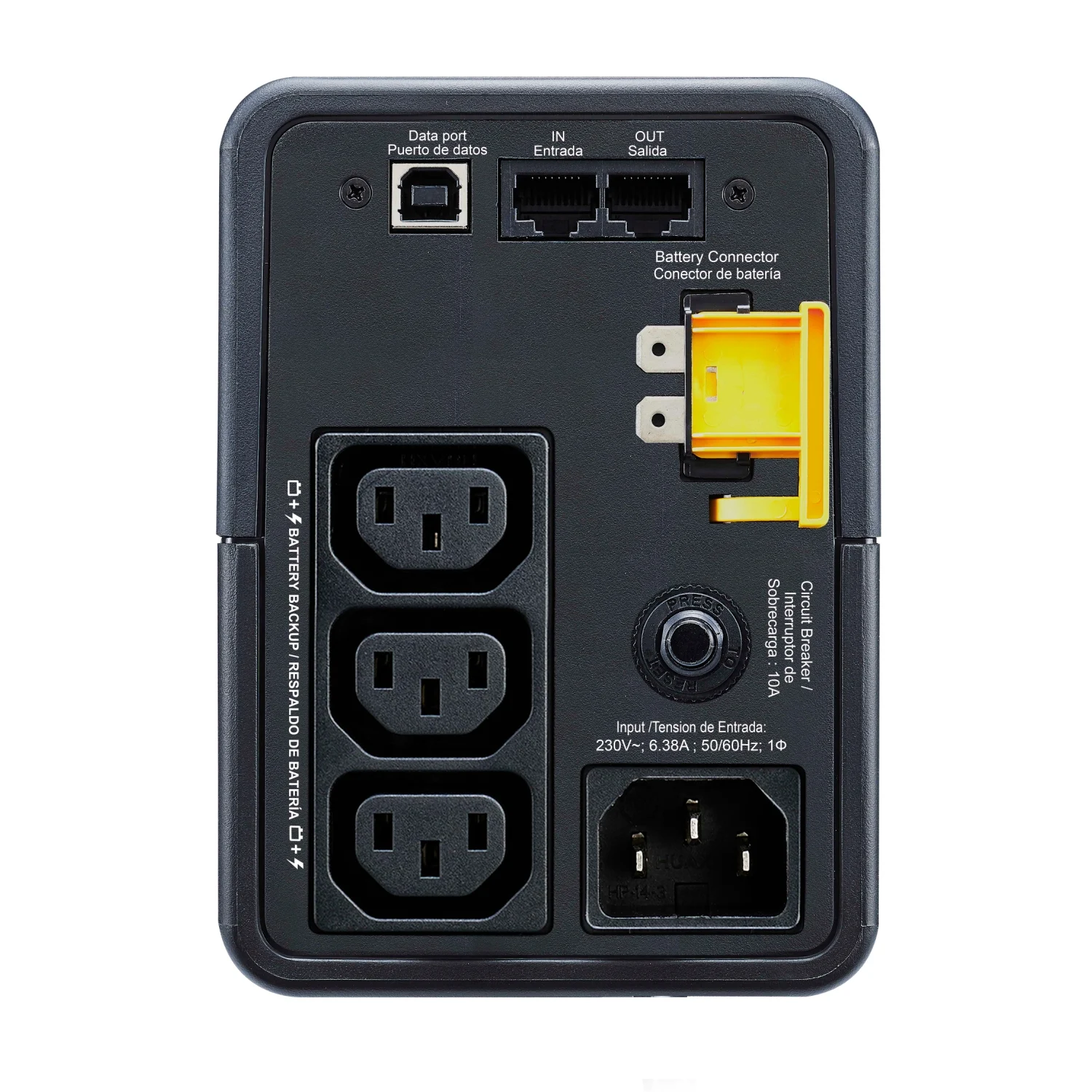APC Back-UPS 500VA, 230V, AVR, IEC Sockets - Image 3