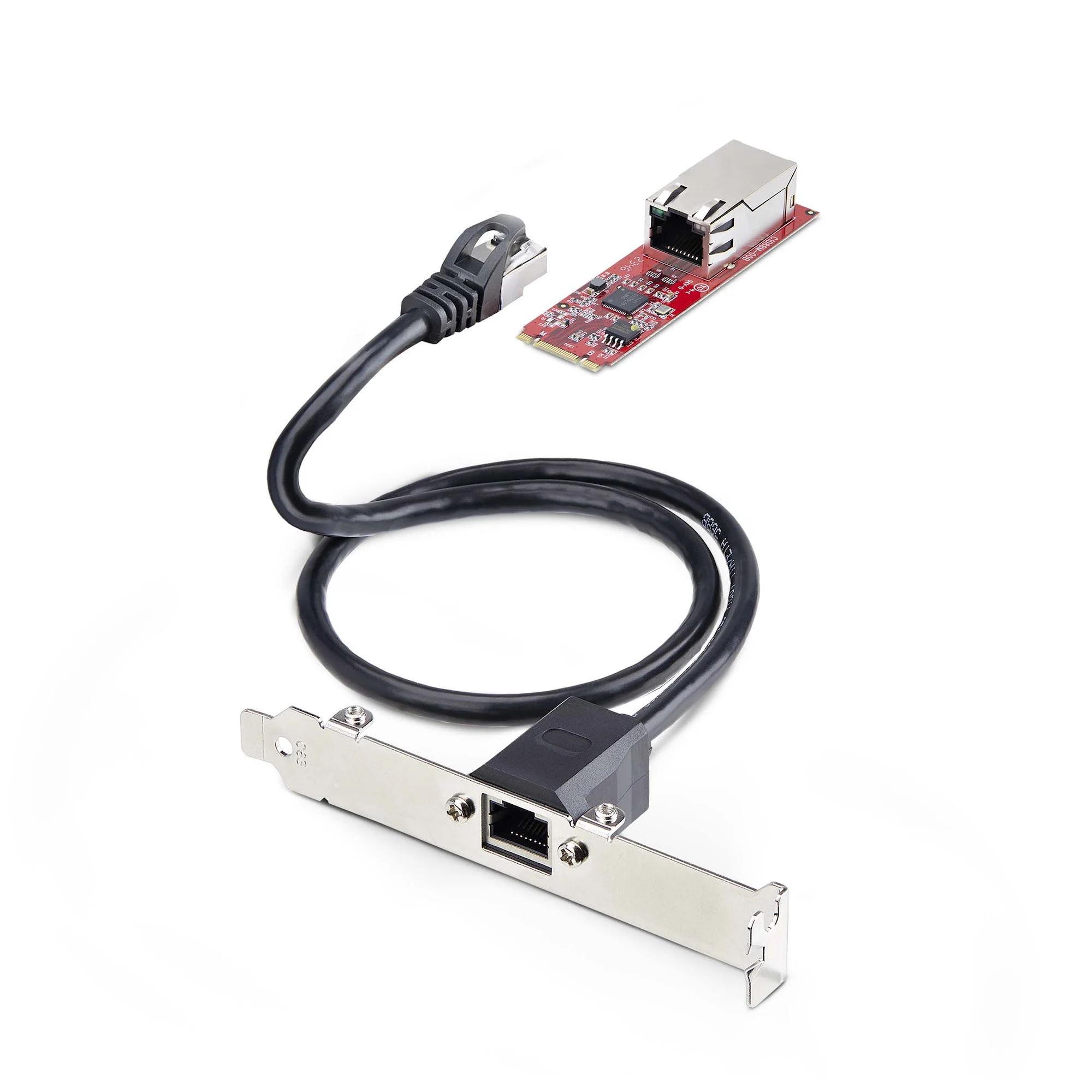 StarTech.com 1-Port 2.5GbE M.2 2280 Network Card, Multi-Gigabit Speeds (2.5G/1G/100M/10M), NBASE-T (802.3bz) NIC, M.2 B+