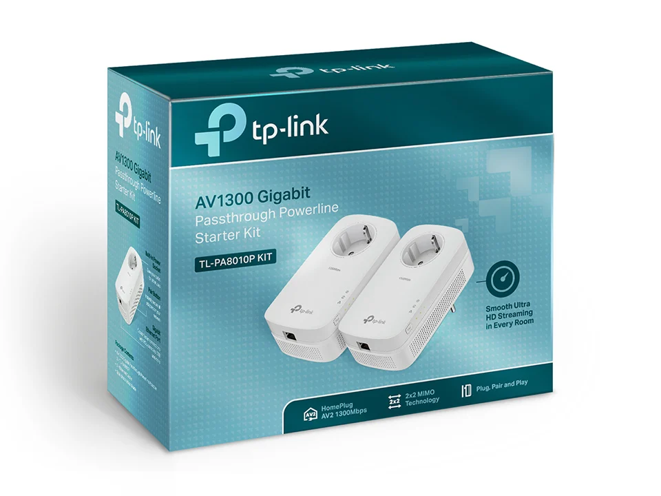 TP-Link TL-PA8010P KIT PowerLine network adapter 1300 Mbit/s Ethernet LAN White 2 pc(s) - Image 2