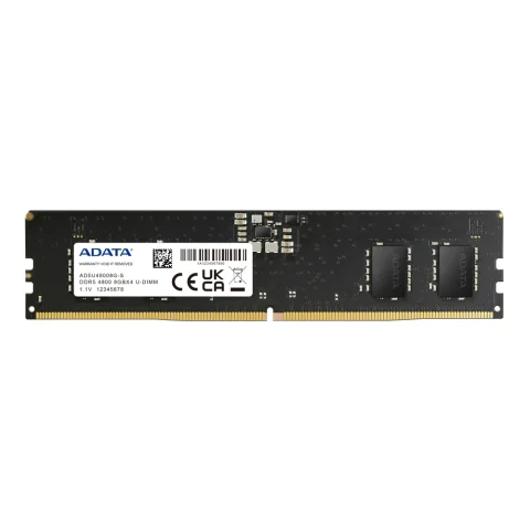 ADATA AD5U48008G-S memory module 8 GB 1 x 8 GB DDR5 288-pin DIMM ECC