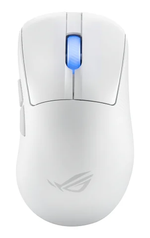 ASUS ROG Keris II Ace Wireless AimPoint White mouse Gaming Right-hand RF Wireless + Bluetooth + USB Type-A Optical 42000