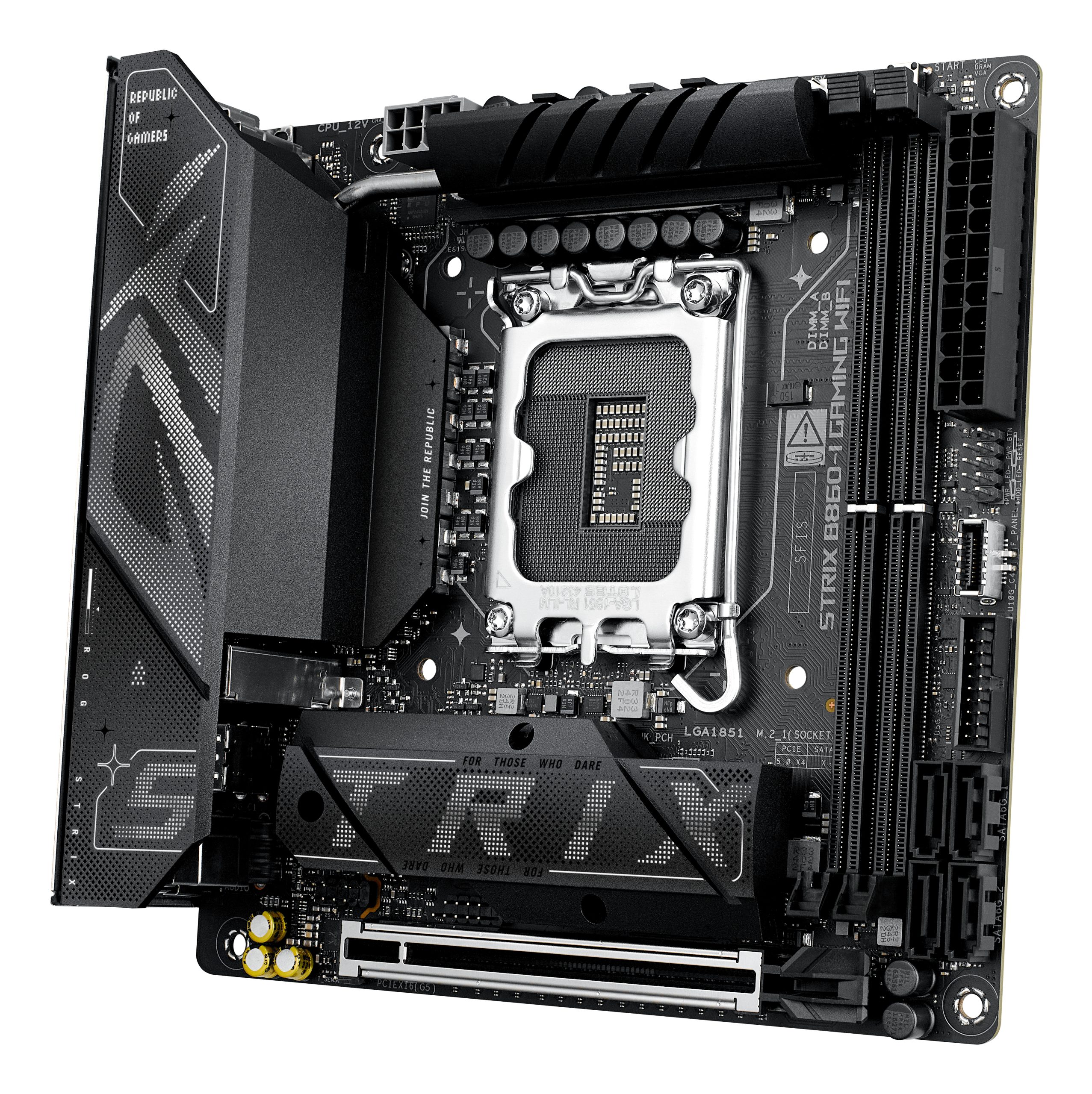 ASUS ROG STRIX B860-I GAMING WIFI Intel B860 LGA 1851 (Socket V1) mini ITX - Image 2