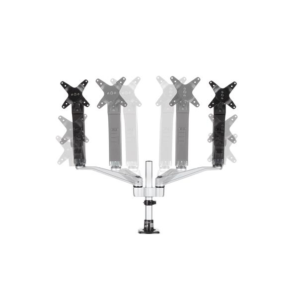StarTech.com Desk-Mount Dual Monitor Arm - Full Motion Articulating - Premium - For up to 30" (19.8lb/9kg) Displays - TA - Image 3