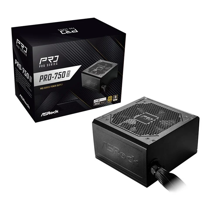 Asrock PRO-750G power supply unit 750 W 24-pin ATX ATX Black