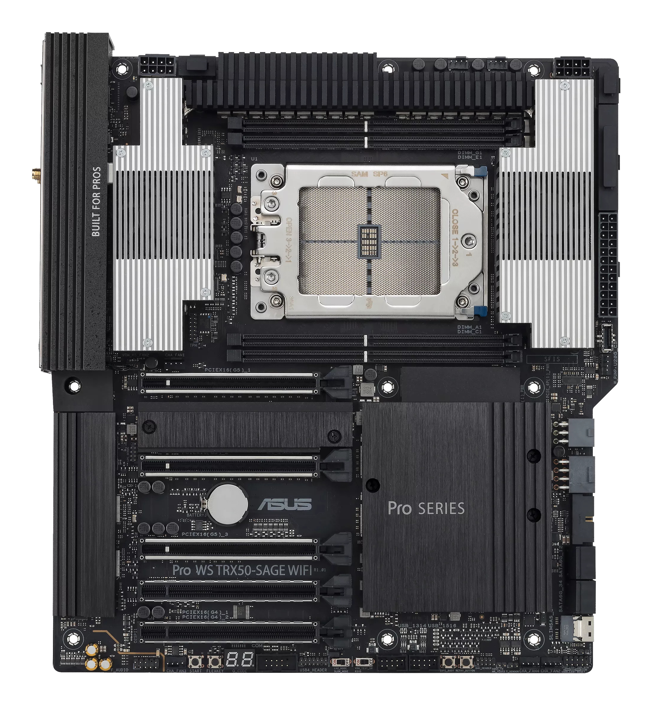 ASUS Pro WS TRX50-SAGE WIFI AMD TRX50 Socket sTR5 SSI CEB - Image 2