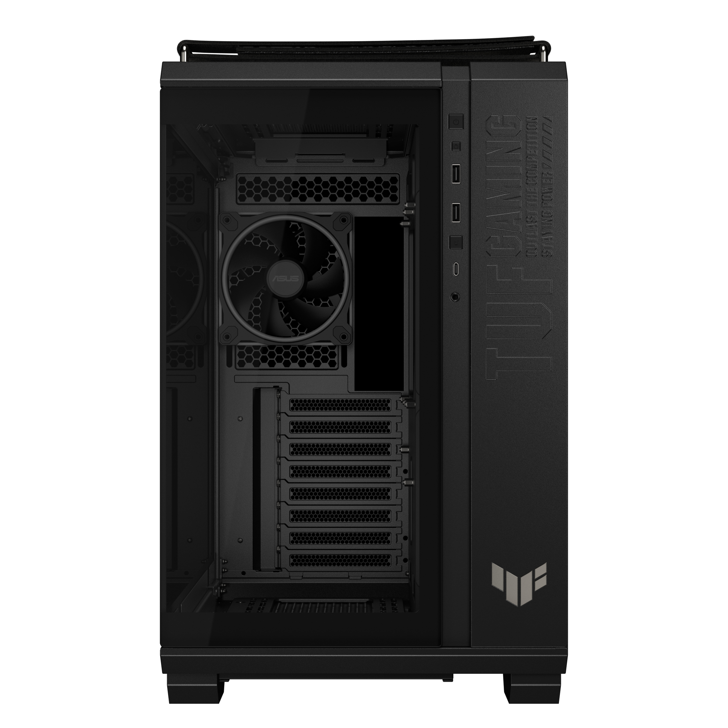 ASUS TUF GAMING GT502 Horizon TG ARGB Black Midi Tower - Image 3