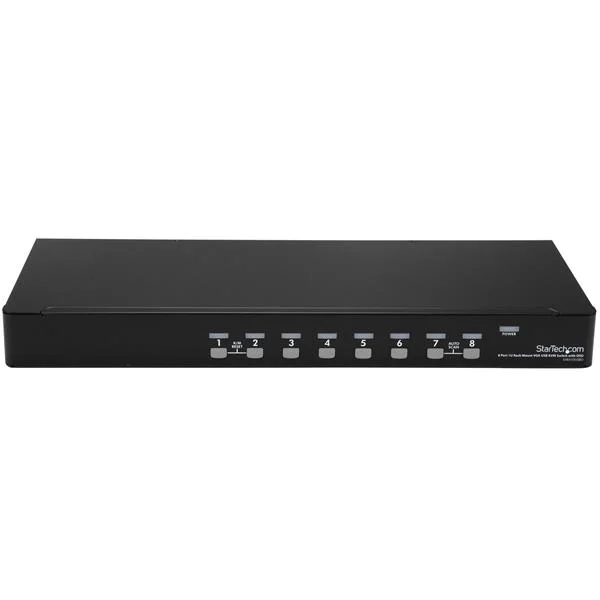 StarTech.com 8 Port 1U Rackmount USB KVM Switch Kit with OSD and Cables - TAA - Image 2
