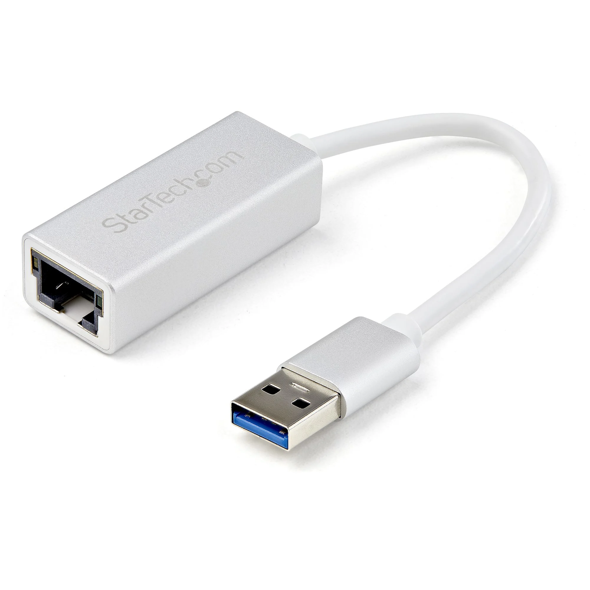 StarTech.com USB 3.0 to Gigabit Network Adapter, Silver, Sleek Aluminum Design for MacBook, Chromebook or Tablet, Native