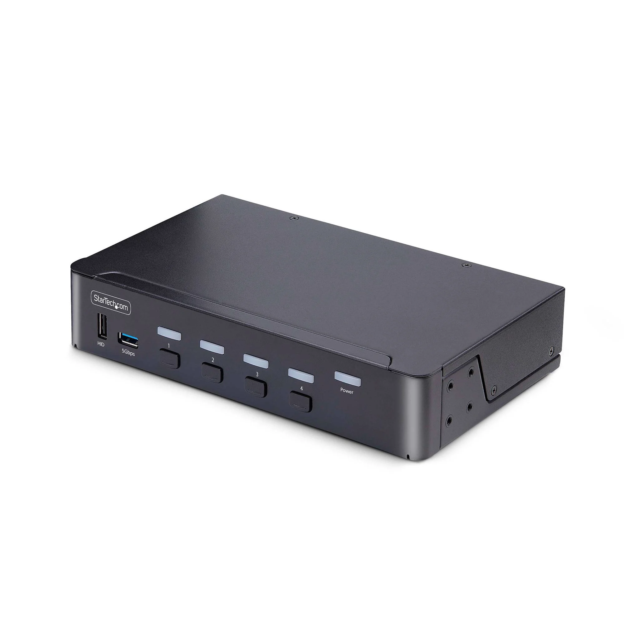 StarTech.com 4-Port DisplayPort KVM Switch, 8K 60Hz / 4K 144Hz, Single Display, DP 1.4, 2x USB 3.0 Ports, 4x USB 2.0 HID