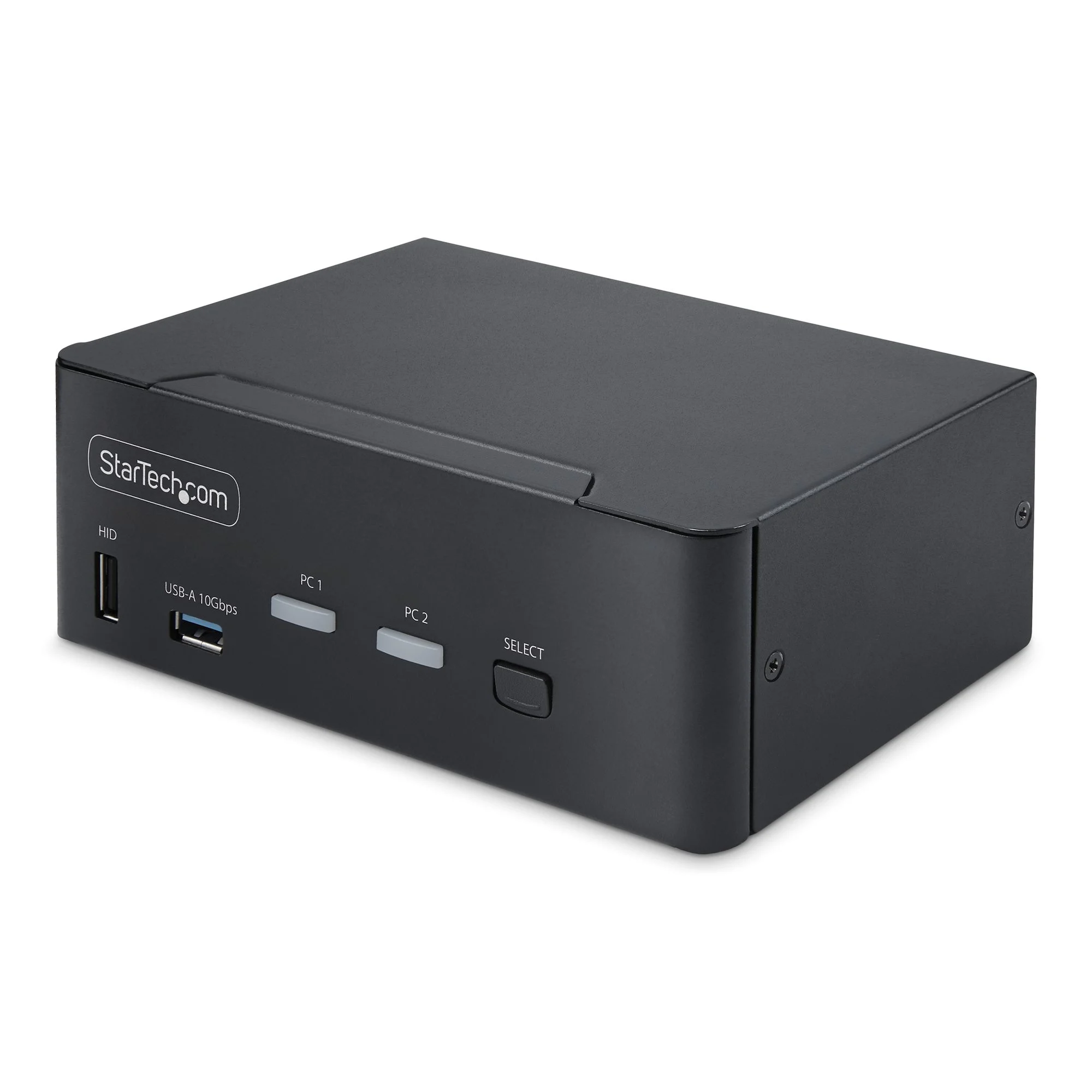 StarTech.com 2-Port Dual-Monitor DisplayPort KVM Switch, 8K 60Hz / 4K 144Hz, DP 1.4, 2x USB 10Gbps Ports, 4x USB HID Por