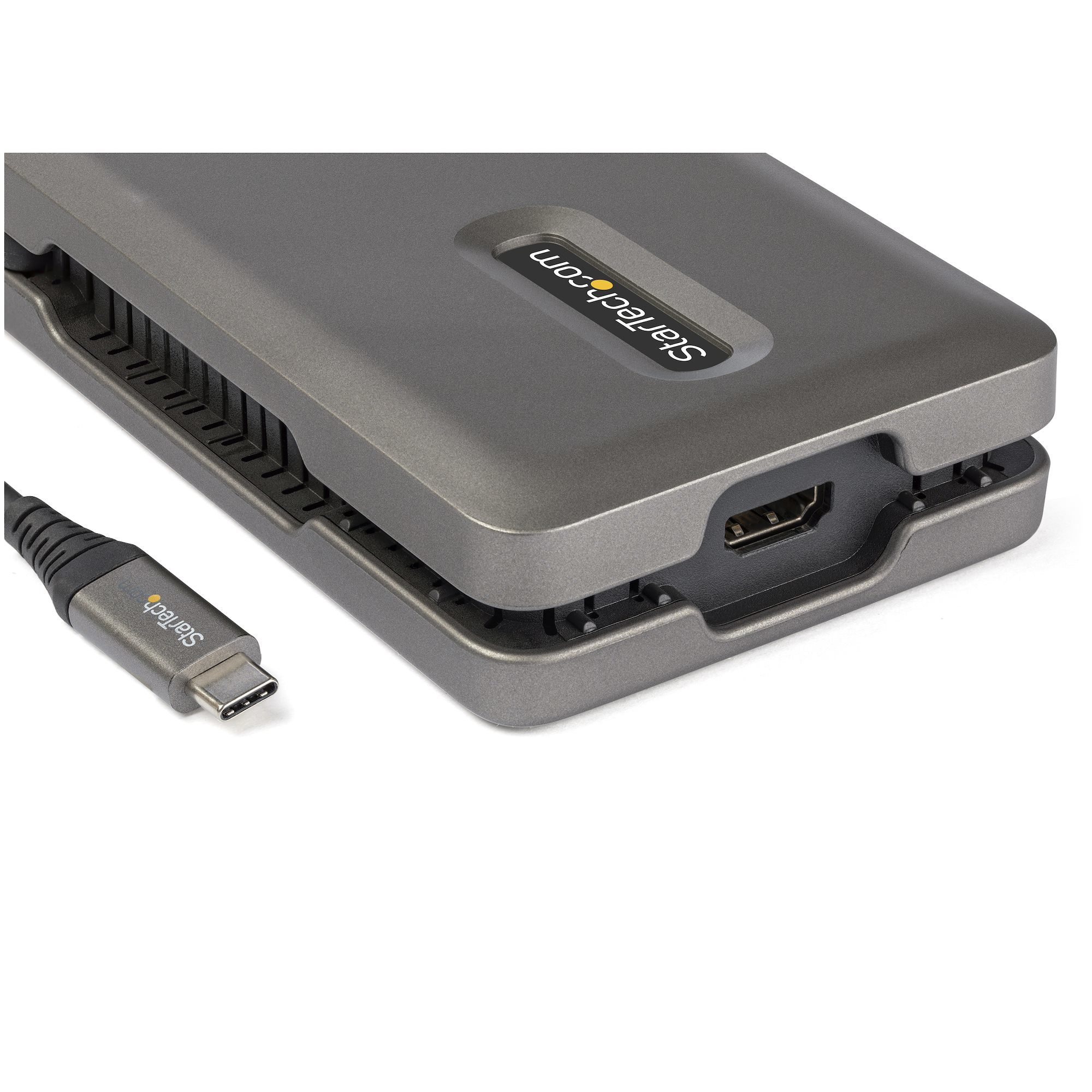 StarTech.com USB C Multiport Adapter - USB C to 4K 60Hz HDMI 2.0 - 2-Port 10Gbps USB Hub - 100W Power Delivery Pass-thro - Image 2