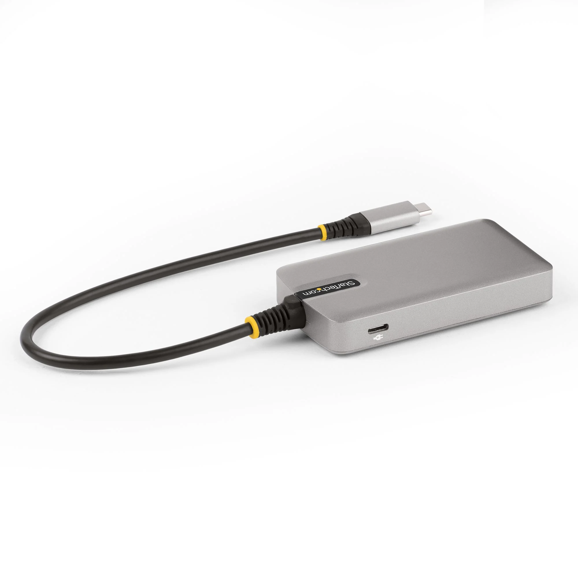 StarTech.com 4-Port USB-C Hub with USB-C DP Alt Mode Video Output 4K 60Hz - 3x USB-A, 1x USB Type-C, 100W Power Delivery - Image 2