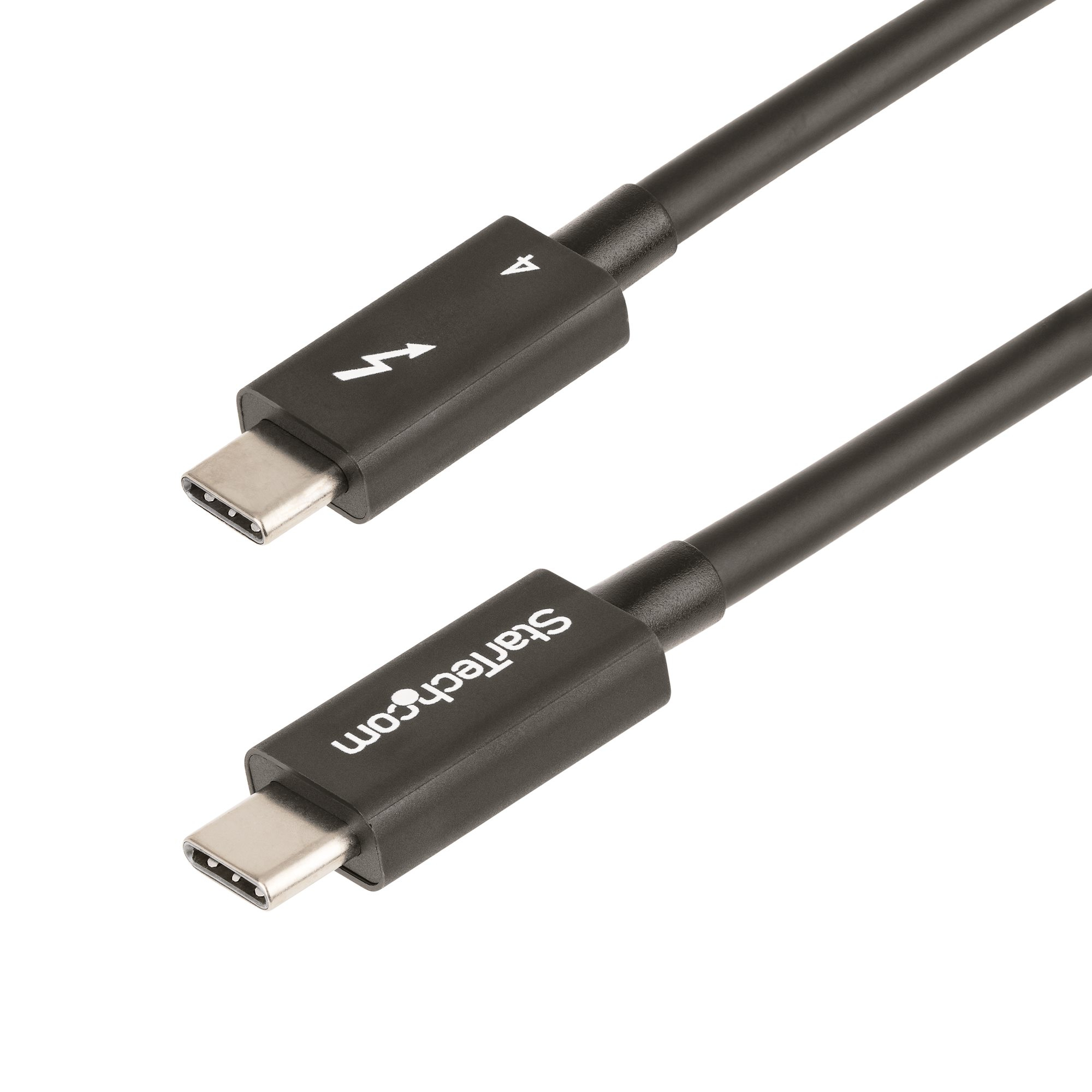 StarTech.com 3.3ft (1m) Thunderbolt 4 Cable - 40Gbps - 100W PD - 4K/8K Video - Intel-Certified Thunderbolt Cable - Compa