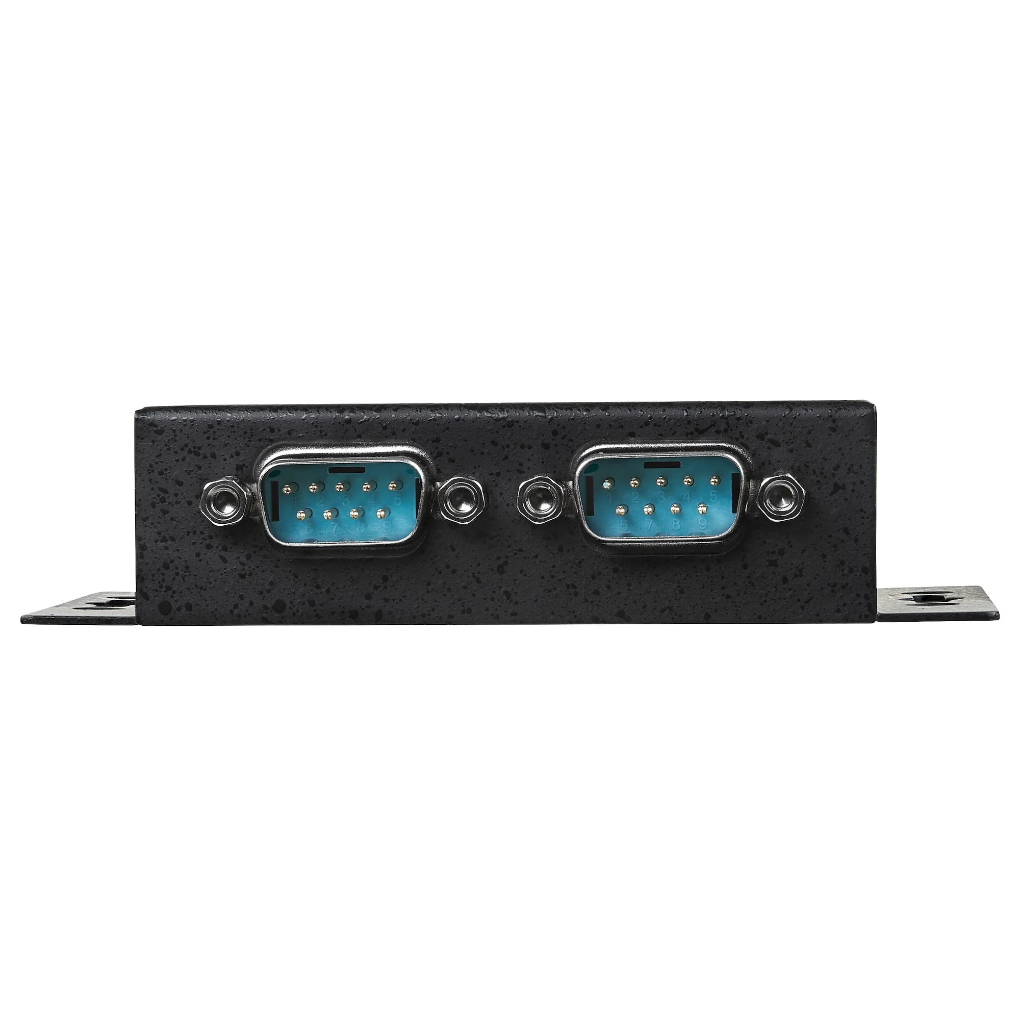 StarTech.com 2 Port Industrial Wall Mountable USB to Serial Adapter Hub with DIN Rail Clips - TAA - Image 3