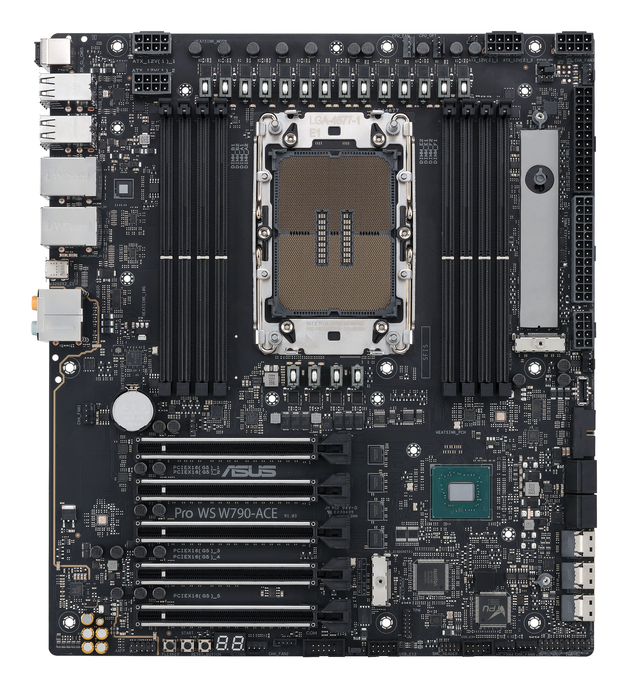 ASUS PRO WS W790-ACE Intel W790 LGA 4677 (Socket E) SSI CEB - Image 2