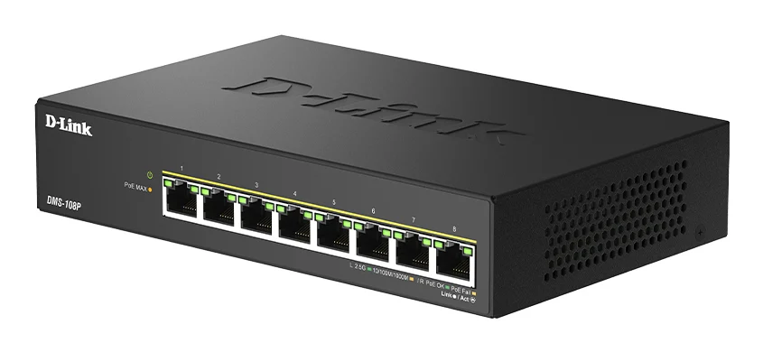 D-Link 8-Port 2.5G Multi-Gigabit PoE++ Unmanaged Switch - Image 3