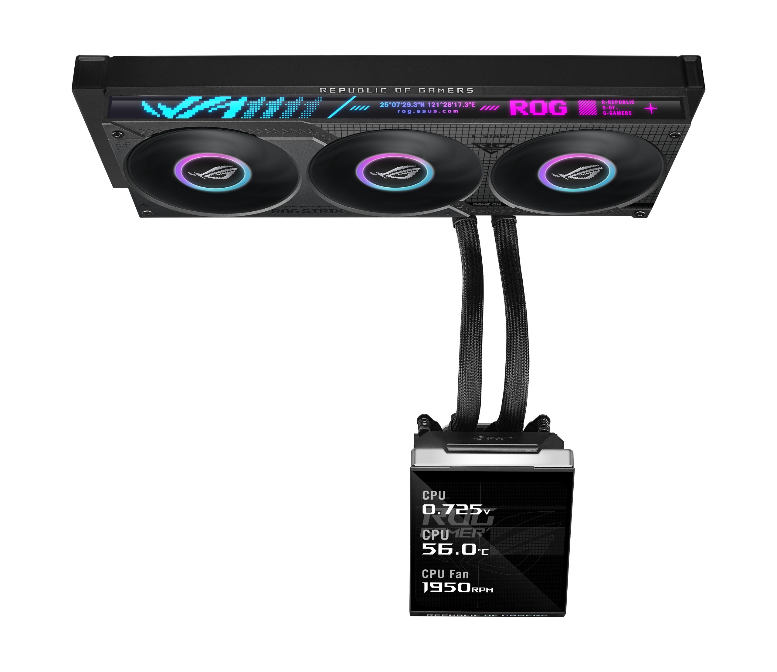 ASUS ROG Strix SLC IV 360 ARGB LCD Processor All-in-one liquid cooler 12 cm Black 1 pc(s) - Image 2