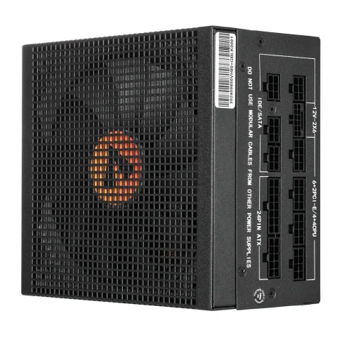 VIDA 850W Heracles Black ATX 3.1 Gaming PSU, 80+ Gold, Fully Modular, 140mm Ultra-Quiet FDM Fan, Flat Black Cables, PCIe