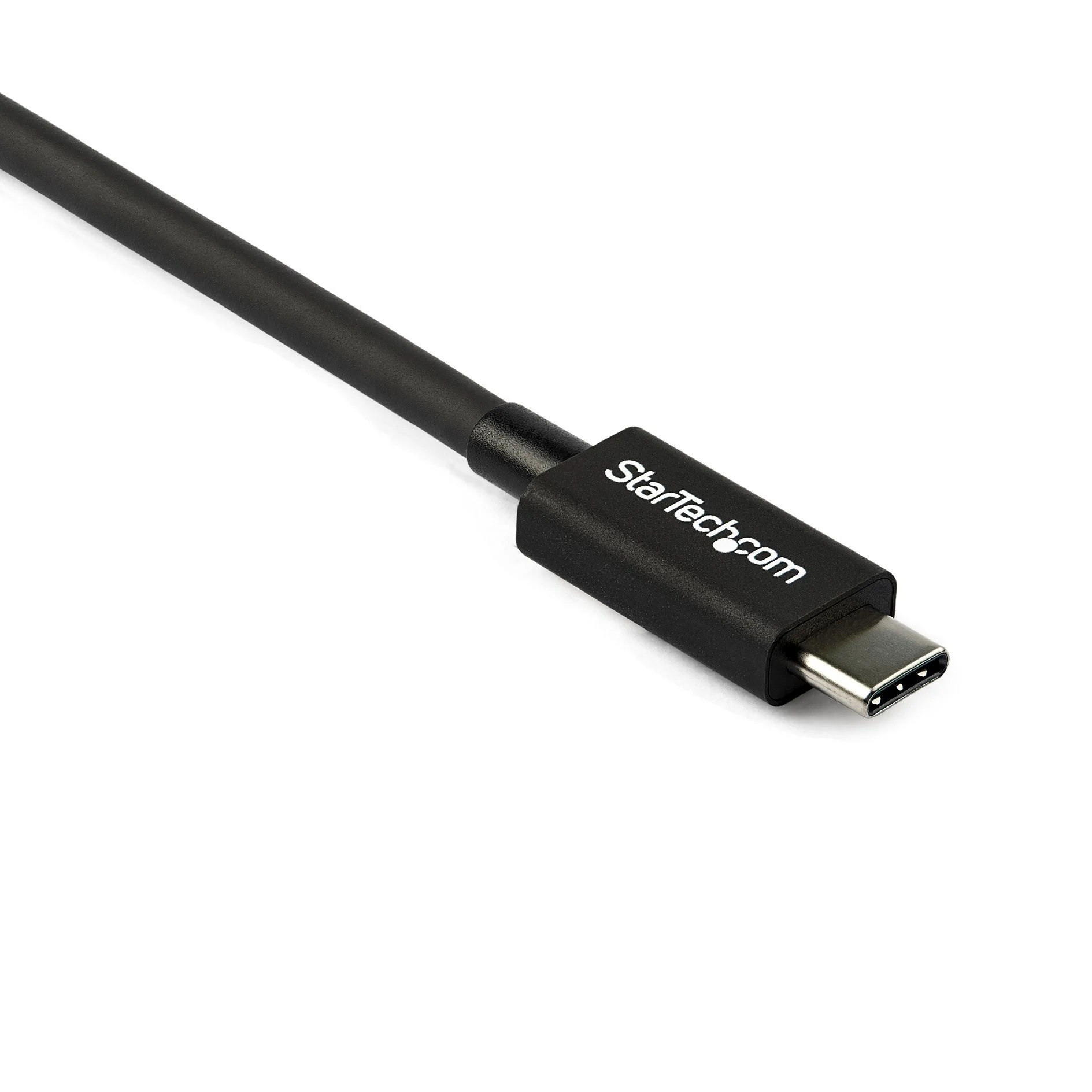 StarTech.com 2.6ft (80cm) Thunderbolt 3 Cable, 40Gbps, 100W PD, 4K/5K, Thunderbolt Certified, Compatible with Thunderbol - Image 2