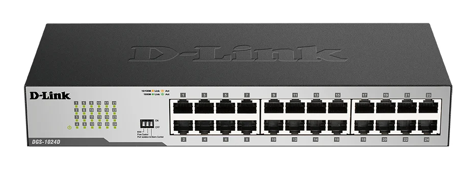 D-Link 24-Port Gigabit Unmanaged Desktop Switch - Image 2