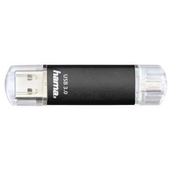 Hama Laeta Twin USB Flash Drive, USB 3.0, 128 GB, 40 MB/s, black - Image 2