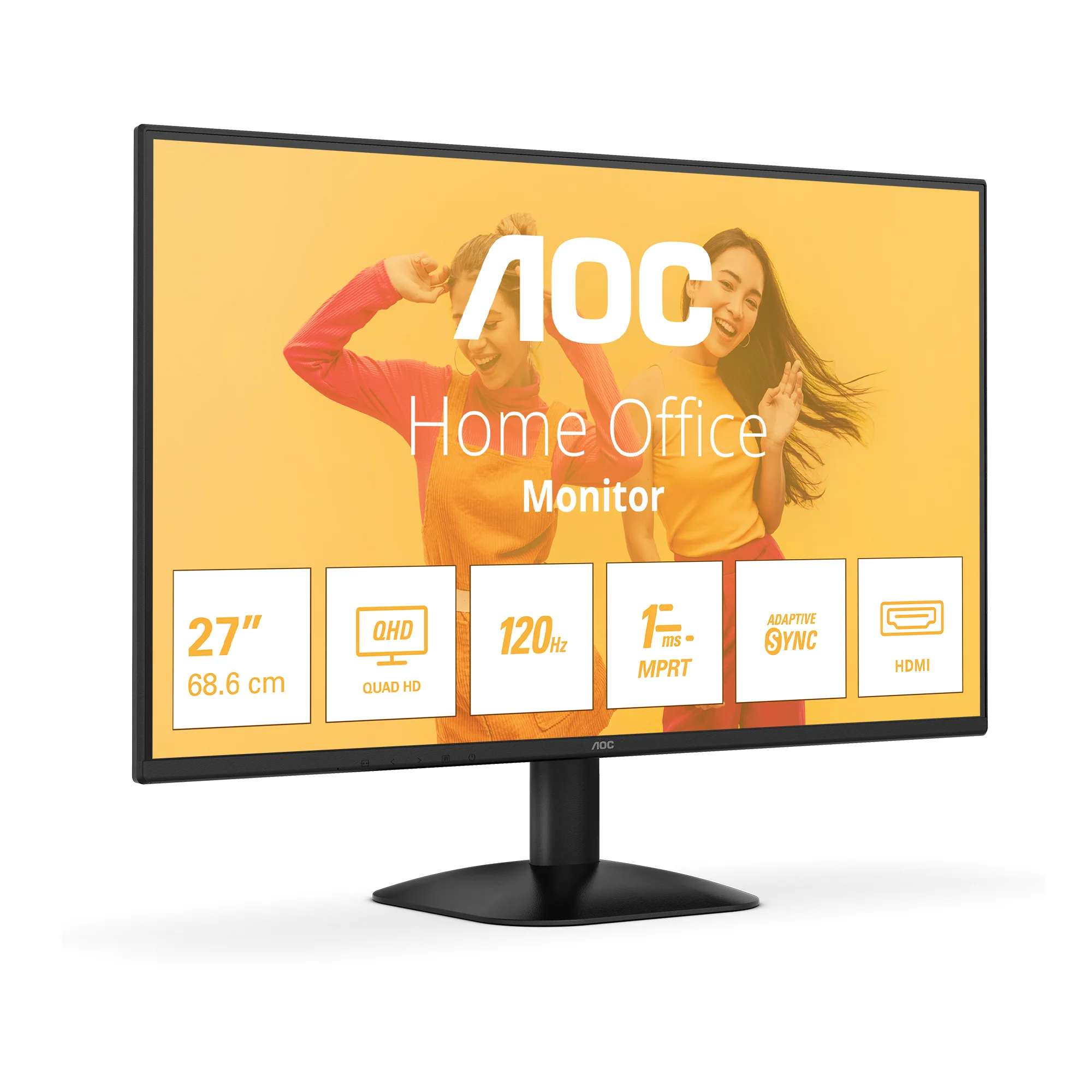 AOC B3 Q27B35S3 computer monitor 68.6 cm (27") 2560 x 1440 pixels Quad HD LED Black - Image 2