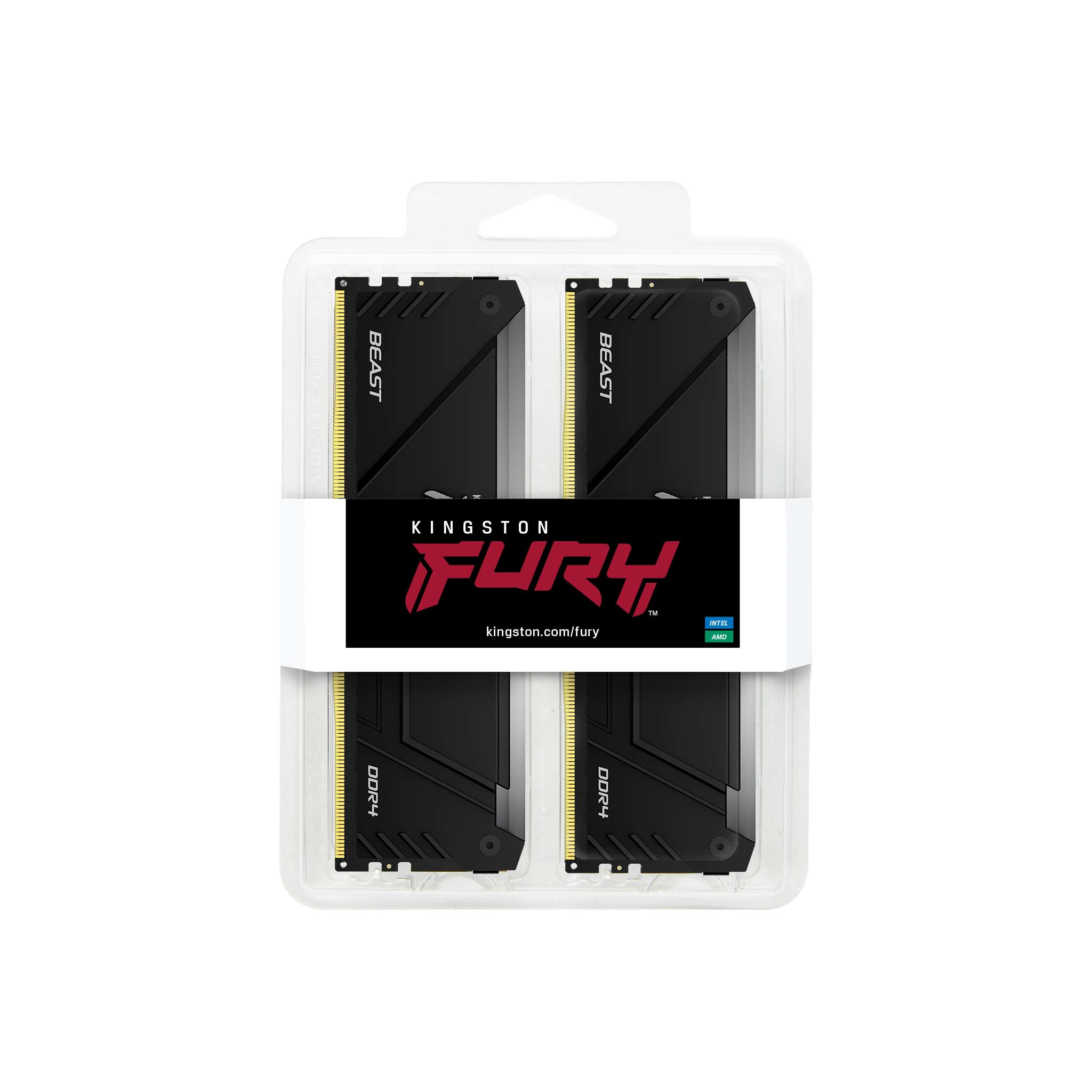 Kingston Technology FURY Beast 32GB 3200MT/s DDR4 CL16 DIMM (Kit of 2) RGB - Image 3