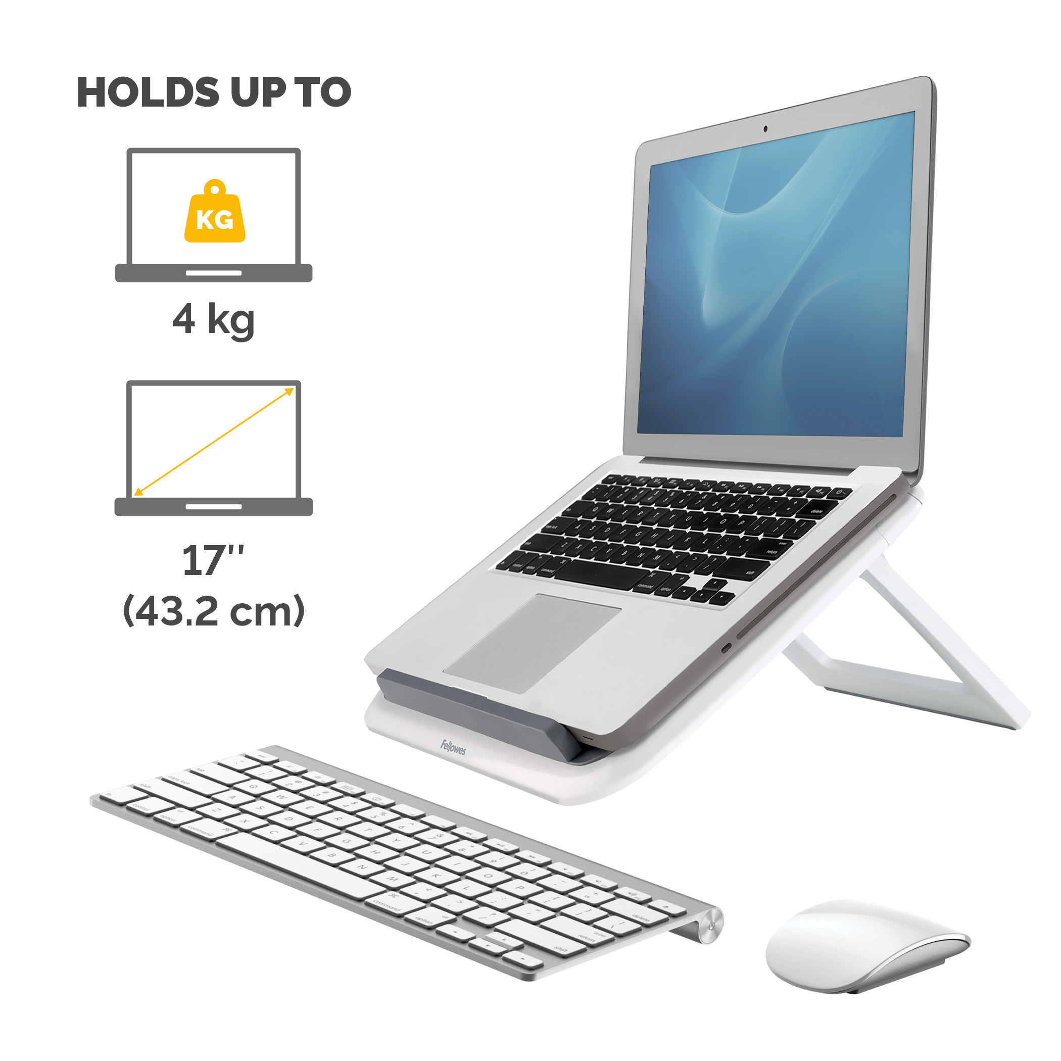 Fellowes Laptop Stand for Desk - I-Spire Quick Lift Adjustable Laptop Stand for the Home and Office - Portable Laptop St - Image 3