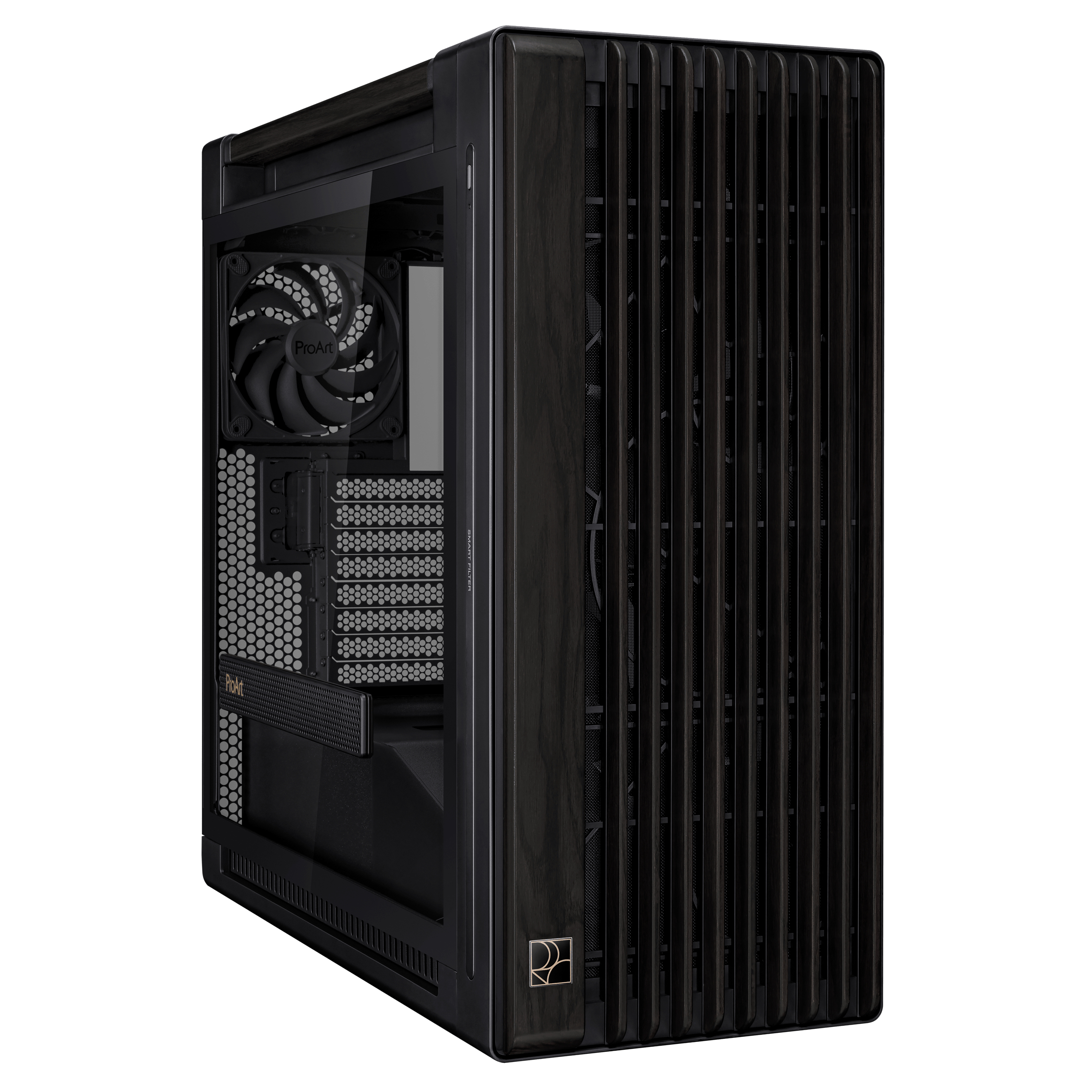 ASUS ProArt PA602 Wood Edition Midi Tower Black - Image 2