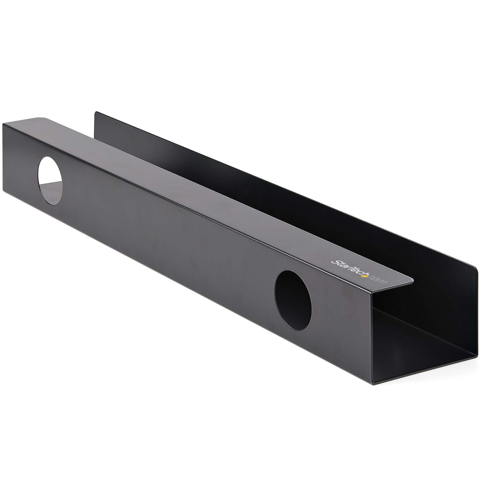 StarTech.com Under Desk Cable Management Tray - Office/Standing Desk Cable Tray Organizer - Desk/Table Mount Holder for - Image 3