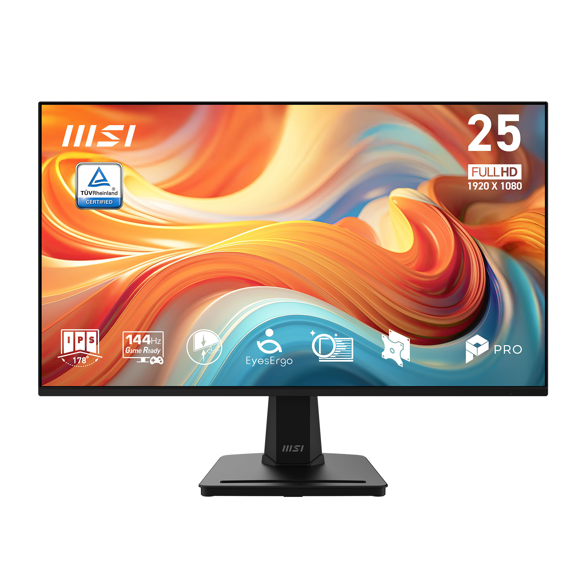 MSI Pro MP251 E14L computer monitor 62.2 cm (24.5") 1920 x 1080 pixels Full HD Black - Image 3