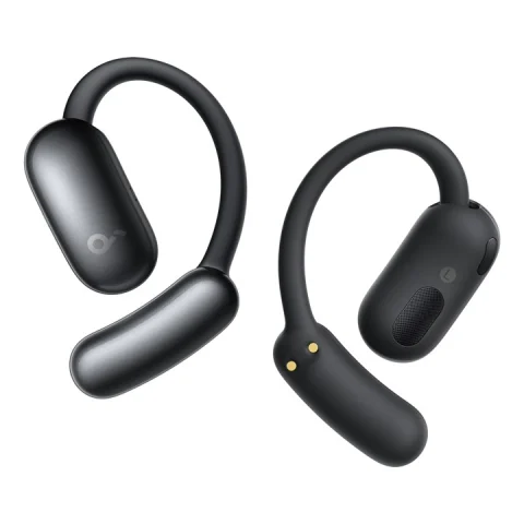 Soundcore Aerofit 2 Headphones Wireless Ear-hook, Open-ear Calls/Music/Sport/Everyday USB Type-C Bluetooth Black
