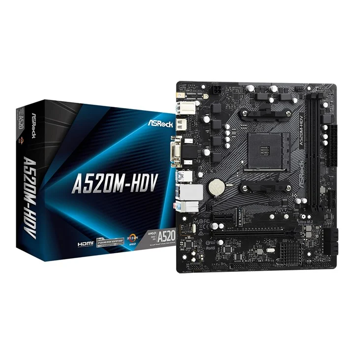 Asrock A520M-HDV Socket AM4 Micro ATX