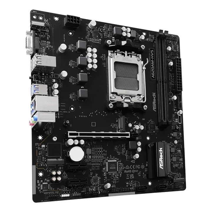 Asrock A620AM-HVS AMD A620A Socket AM5 Micro ATX