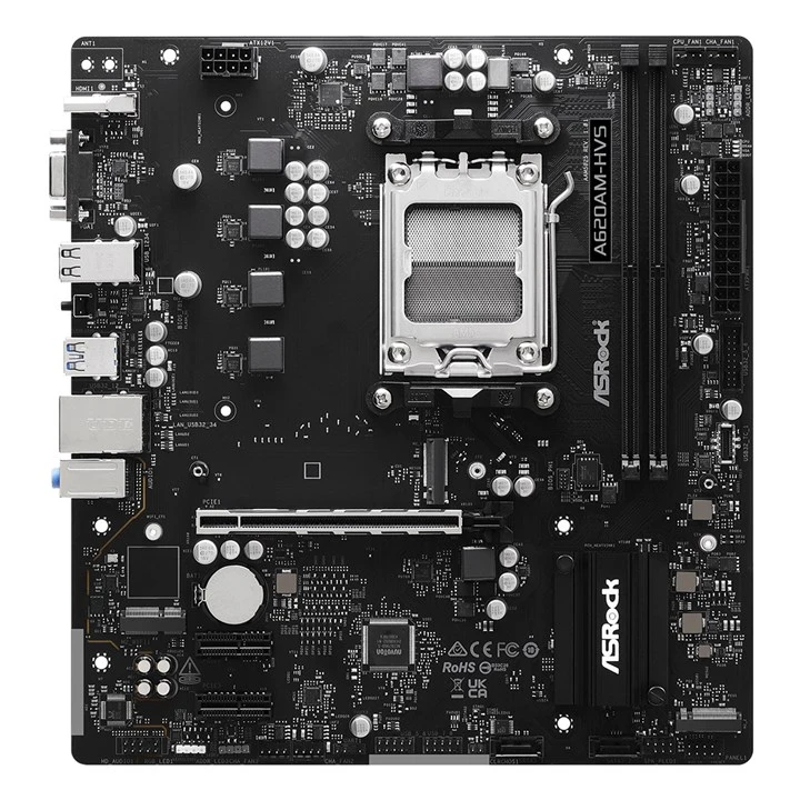 Asrock A620AM-HVS AMD A620A Socket AM5 Micro ATX - Image 3