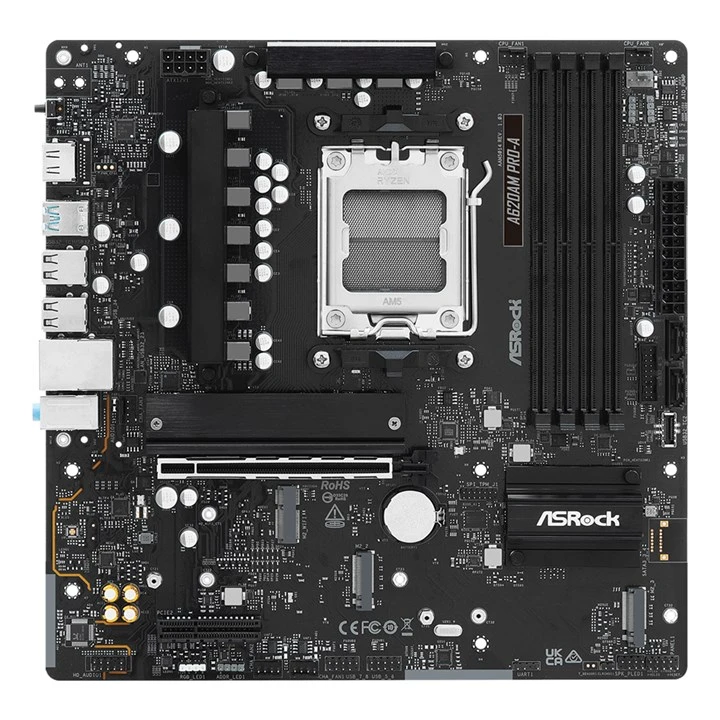 Asrock A620AM PRO-A AMD A620 Socket AM5 Micro ATX - Image 3