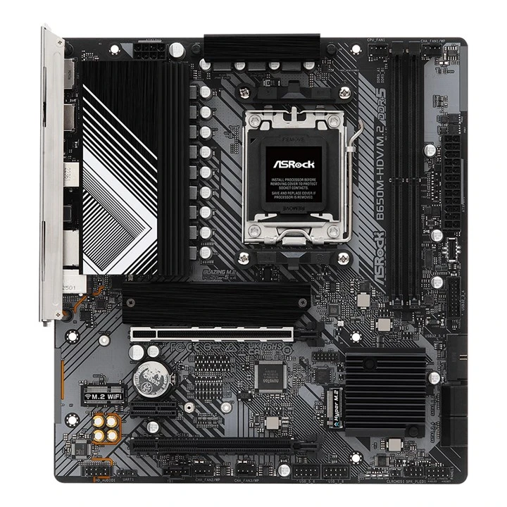 Asrock B650M-HDV/M.2 AMD B650 Socket AM5 Micro ATX - Image 2