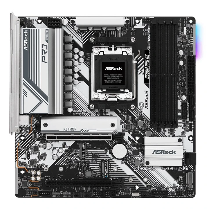 Asrock B650M Pro RS AMD B650 Socket AM5 Micro ATX - Image 2