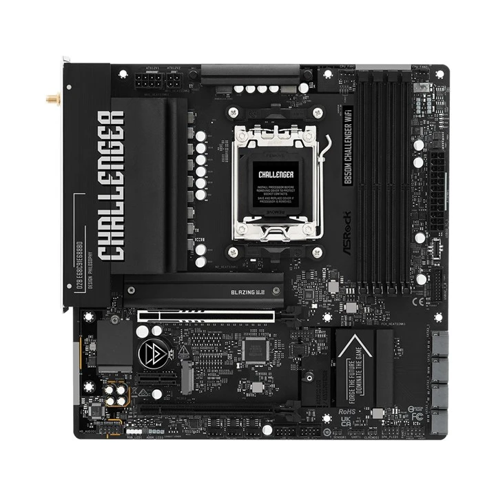 Asrock B850M Challenger WiFi AMD B850 Socket AM5 micro ATX - Image 2