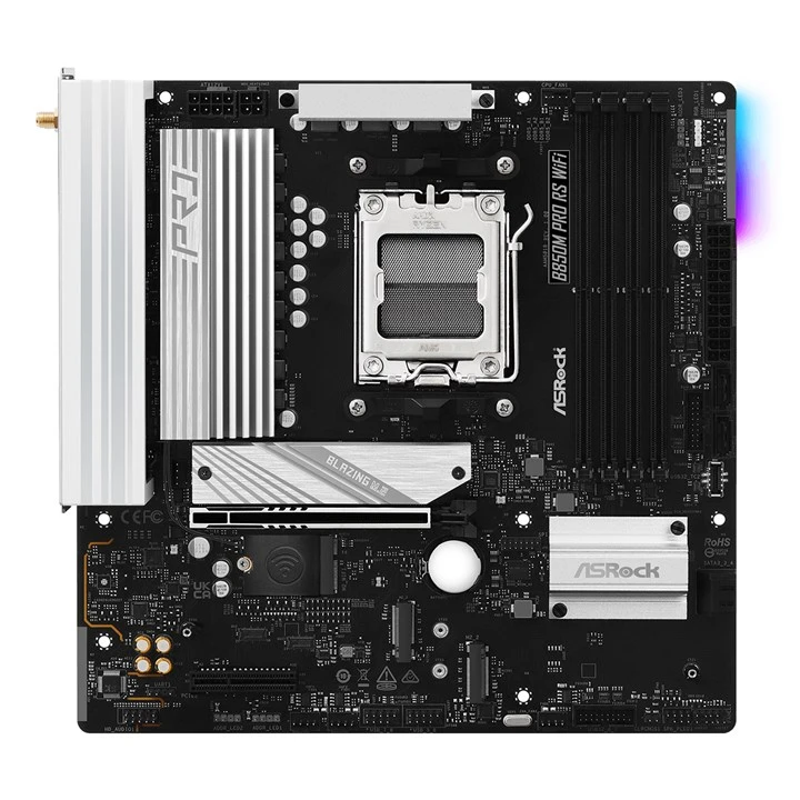 Asrock B850M Pro RS WiFi AMD B850 Socket AM5 Micro ATX - Image 3