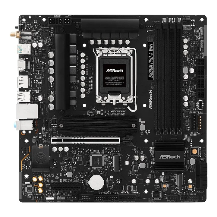 Asrock B860M Pro-A WiFi Intel B860 LGA 1851 (Socket V1) Micro ATX - Image 3