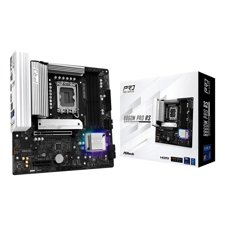 Asrock B860M Pro RS Intel B860 LGA 1851 (Socket V1) Micro ATX
