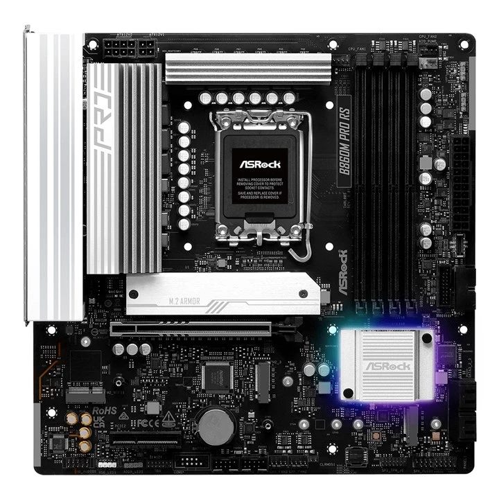 Asrock B860M Pro RS Intel B860 LGA 1851 (Socket V1) Micro ATX - Image 3